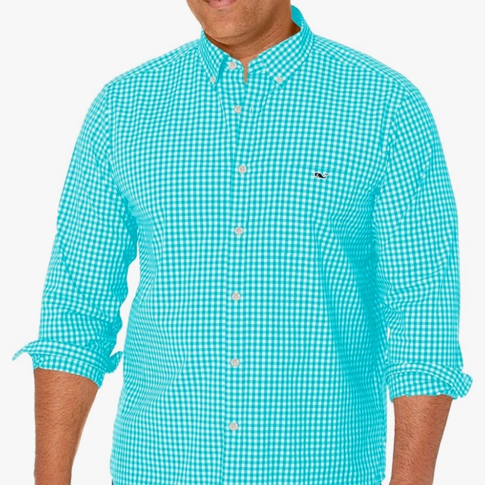 Men’s Classic Fit Evernia On-The-Go Performance Tucker Button-Down Shirt Size:M